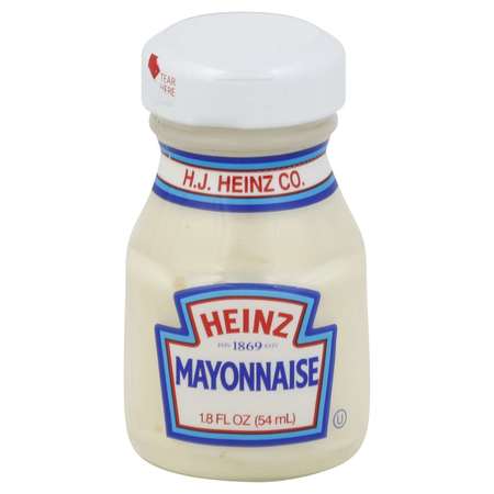 Heinz Heinz Room Service Mayonnaise 1.8 oz. Mini Jar, PK60 10013000522301
